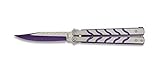 Cuchilleria Deportiva ALBAINOX - 02158 - Navaja Abanico Albainox. Morada. Hoja 9.5 cm - Herramienta para Caza, Pesca,...