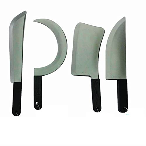 Acan Pack de 4 cuchillos para combinar con disfraces, de 29 x 9 cm, ideales para carnaval, Halloween, realizadas en...