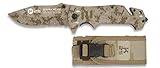 K25-19760 - Navaja K25 Camo arido. SIROCO. 9.3cm - Herramienta para Caza, Pesca, Camping, Outdoor, Supervivencia y...