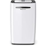 Pro Breeze Deshumidificador 20L, Pantalla Digital, Drenaje Continuo, Portátil, con 4 Modos de Uso, Temporizador y...