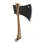 Desconocido Hueso Hacha para Halloween Disfraz – Arma de Juguete Vikingo Medieval Piedra Tiempo henker