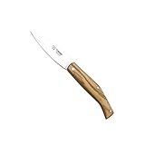 Navaja Cudeman Solsona 444-LF Hoja de Acero 420 de 9 cm y empuñadura de Madera de Olivo de 11 cm con Funda de Cuero...