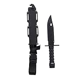 Militar-TLD Cuchillo de entrenamiento Modelo de Artes Marciales Negro Cuchillo suave CS Armas Cuchillo de plástico...