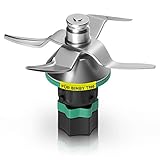 Cuchilla de acero inoxidable de repuesto para Vorwerk Thermomix Bimby TM6, incluye junta, accesorios alternativos para...