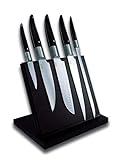 Laguiole Expression® - Bloque magnético de 5 cuchillos de cocina - Cuchillo de estacionamiento + cuchillo de cocina +...