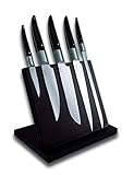 Laguiole Expression® - Bloque magnético de 5 cuchillos de cocina - Cuchillo de estacionamiento + cuchillo de cocina +...