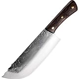 Home Safety Cuchillo chino, 7.5 pulgadas Cuchillo profesional de Carnicero, Cuchillo para Deshuesar, Cuchillo de Cocina...