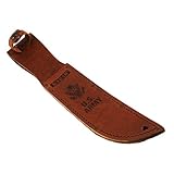 KA-Bar Leather Sheath, Army Logo, Brown, Fits 7' Blade Knives