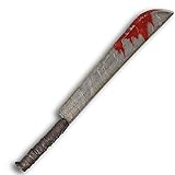 Carnaval Juguetes 6926 - Machete Bloody, 75 cm, plata