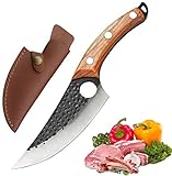 Promithi cuchillo serbio de cocina multiusos, cuchillo profesional, cuchillo universal, cuchillo picador, cuchillo de...