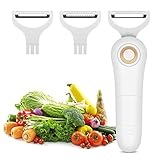 Electrico Pelador De, POWERGIANT 3 In 1 Patatas Pelador Acero Inoxidable , Rápido Pelar Para Verduras Frutas,...