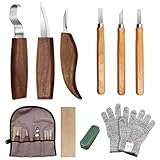 DEXIFUXI® 10pcs Juego de Cuchillos para Tallar Madera, Juego de Herramientas de Tallado para Carpintería de Bricolaje,...