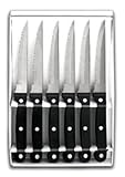 Lacor - 39060 - Set 6 cuchillos Chuleteros Dentados Classic