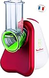 Moulinex Fresh Express DJ753500 Rallador Eléctrico Con 3 Conos, 200 W, Blanco/Rojo