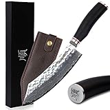 YOUSUNLONG Cocina Cuchillo para Cocinero de 8 Pulgadas con Cuchilla doblada,japonés VG10-Acero Inoxidable de Alto...