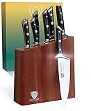 DALSTRONG Knife Set Block - Gladiator Series Knife Set - German HC Steel - Premium Food-Grade ABS Polymer Handles - 8 Pc