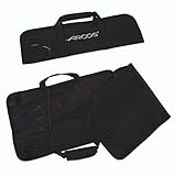 Arcos Bolsas para Cuchillos, Bolsa para Cuchillos con capacidad para 4 piezas, 100% Poliester 460 x 275 mm, Color Negro,...