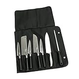 Bolsa de papel multiusos para cuchillos de chef portátil, 8 unidades fácilmente transportadas a presión para...