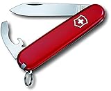 Victorinox Bantam Navaja con 8 funciones, incluyendo hoja combinada y destornillador, de color rojo