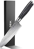 Deik Cuchillo Damasco, Cuchillos de Cocina, Hoja 16cm Acero Inoxidable de Alto Carbón Profesional Mango Ergonómico...