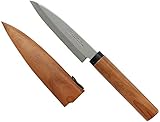 KAI DG-3002 - Cuchillo de fruta con vaina de madera