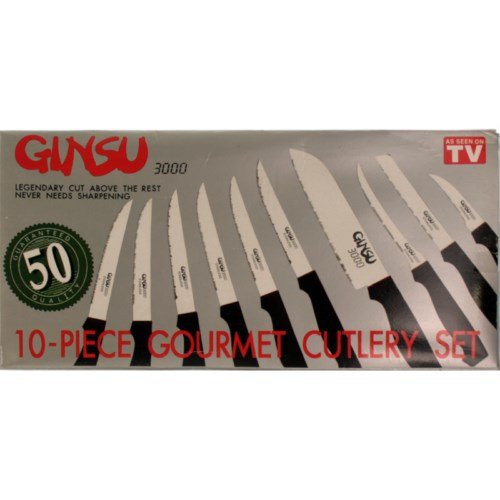 Ginsu 3000 Set de 10 Cuchillos Cuchillos económicos