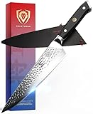 DALSTRONG Chef Knife - 10.25' Shogun Series X - Damascus - Japanese AUS-10V Super Steel - Hammered Blade Finish - G10...