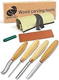 BeaverCraft, juego de cinceles para tallado de madera SC01, juego de herramientas para tallar madera en bolsa con kit de...