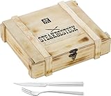 ZWILLING Juego de cubiertos para bistec para 6 personas, 12 piezas, 6 cuchillos para bistec y 6 tenedores para bistec,...