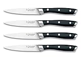 3 Claveles Juego de 4 cuchillos de carne Set cuchillos cocina profesional Set 4 cuchillos chuleteros cuchillo set de...