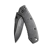 Kershaw KS1555BW Cuchillo Tascabili,Unisex - Adulto, Negro, un tamaño