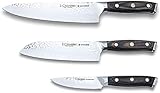 3 Claveles Juego de cuchillos de cocina profesional 3 Claveles Kimura Cuchillo de cocina multiusos menaje de cocina...