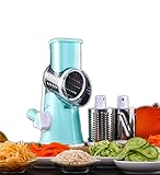 Trituradora Rotativa Multifuncional Mandoline Slicer Cortador de Verduras, Rallador Portátil Chopper Rallador...