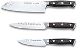Juego de cuchillos de cocina profesional 3 Claveles Kimura Cuchillo de cocina multiusos menaje de cocina acero...