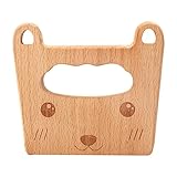 Mineatig Cuchillo infantil de madera para cocinar, cuchillo seguro para niños, herramientas de cocina Montessori, para...