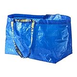 Ikea 172.283.40 Frakta - Bolsa de la compra, tamaño grande, color azul, juego de 5