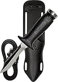 Cressi Killer Cuchillo, Adultos Unisex, Negro, 18 cm