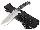 JEO-TEC Nº55 - Cuchillo Bushcraft Campo Supervivencia Caza Monte Outdoor - MOVA (Molybdenum-Vanadium, HRC 56-58) -...