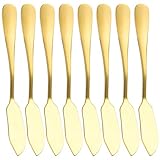 ROSEBEAR 8Pcs Cuchillo de Mantequilla Esparcidor de Mantequilla Esparcidor de Queso de Acero Inoxidable Fácil de...