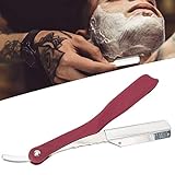 Navaja de afeitar profesional, navaja de barbero para doblar, navaja de afeitar para hombres, cuchillas de afeitar para...