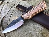 Perkin Cuchillo Supervivencia Dark Forest para Caza, Pesca, Camping, Outdoor, Supervivencia y Bushcraft PK1095