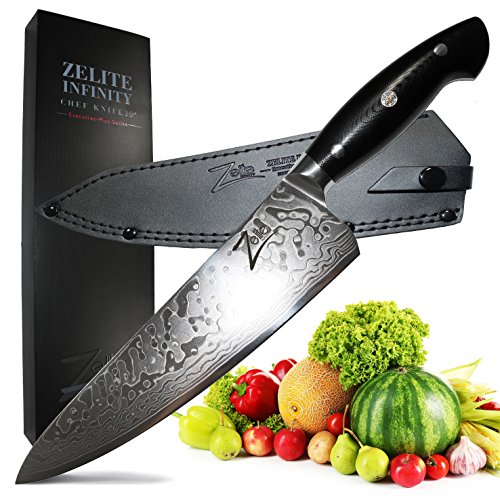 Zelite Infinity Cuchillos Cocina Cuchillo Chef 25cm – Serie ExecutivePlus – Cuchillos Cocina Pro-fesional Acero...