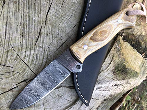 Perkin Cuchillo de Supervivencia, Caza y bushcraft Warfare SK500