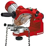 Einhell GC-CS 235 E - Afilador de Cadenas, 235 W, 3000 rpm, limitador de profundidad, tensor de cadena, iluminación...