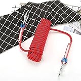 10 mm cuerda de escalada cuerda de seguridad multifuncional cuerda de escape paracaídas rápel cuerda for el deporte...
