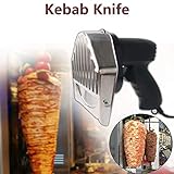 YJQMS Kebab Knife Eléctrico Gyro Kebab Eléctrico giroscopio Corte de Carne pincho Barbacoa Cuchillo Kebab Cuchillo...