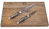 Juego de cuchillos de damasco exclusivo Kai Shun Nagare | NDC-0700 (cuchillo de pelar) + NDC-0701 (cuchillo multiusos) +...