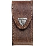 Victorinox V4.0545 Funda Piel, Etui Fã¼r Offiziersmesser 5-8 Lagen, Leder, Braun, marrón, S