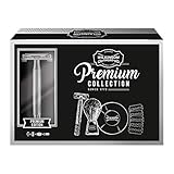 Wilkinson Sword Kit de Afeitado Clásico Manual - Set Regalo para Hombres con Maquinilla Vintage + 5 Cuchillas de Doble...