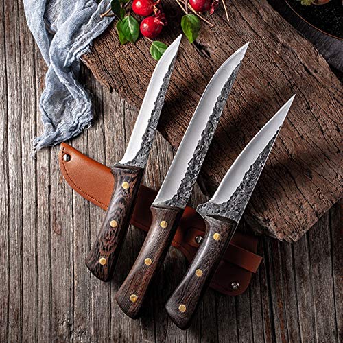 Cuchillo de cocina El matar de cuchillos for la matanza del cerdo y oveja cuchillo de pescados de Damasco especiales de...